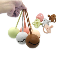 Sans BPA Portable souple Flexible Silicone nouveau-né bébé sucette stockage conteneur support étui housse pochette pour sac à couches poussette