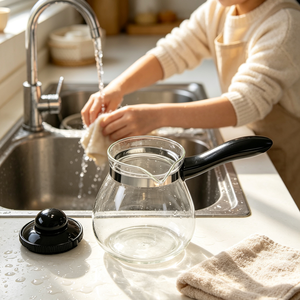 Set di Teiera e Caffettiera in Vetro di Qualità Superiore con Infusore per Frutta, Portatile per Uso Interno/Esterno, Piccolo Regalo per Amanti del Tè - Product Image 5