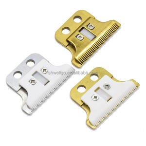 Lame de tondeuse à bord unique réglable en acier inoxydable et céramique de haute qualité compatible <span class=keywords><strong>Wahl</strong></span> Detail 8081T-Wide pour barbiers - Product Image 1