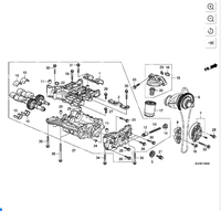 OEM Grade Honda Engine Oil Pump Assembly for the K24Z 2.4L DOHC Accord CP2 2008-2012 Odyssey RB3 CR-V 2.4 OE 15100-R40-A01 New