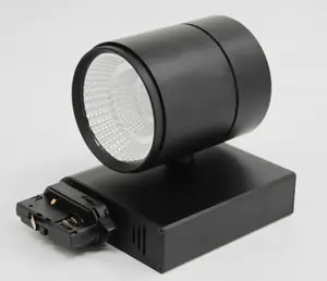 Shinelong 35W LED 트랙 조명 스포트 라이트 알루미늄 바디 트랙 레일 블랙 트랙 조명 현대 Dimmable COB AC200-240V 19*19