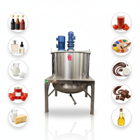 Mélangeur industriel compact pour produits chimiques, shampoings, savons et détergents liquides avec agitateur