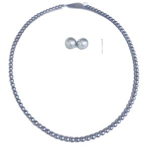 Ensemble de bijoux pour bébé en perles de millet de haute qualité, collier en perles d'eau douce naturelles, lumière intense, cercle parfait, presque sans défaut - Product Image 4