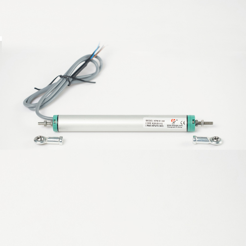 Резистивный датчик перемещения KPM 125 мм, оба конца с цилиндрическим потенциометром сферического соединения, датчик для моторных гонок