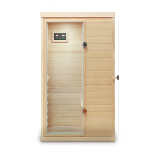 Sauna Individual de Madera de Hemlock con Calefacción por Infrarrojos para Uso en Interiores - Product Image 1