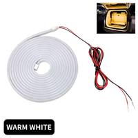 Éclairage de coffre universel, lumière ambiante modifiée, bande lumineuse LED décorative blanche/bleu glace/vert/jaune/rouge avec capteur pour coffre