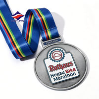 Medallas Redondas para Maratón Longzhiyu con Impresión UV de 20 Años de Duración y Personalización de Marca de Equipo para Torneos y Ligas de Carreras