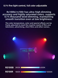 Lampe vidéo LED bicolore <span class=keywords><strong>Godox</strong></span> RS100BI 120W 2800K-6500K CRI 96+ TLCI 97+ avec monture Bowens et contrôle par application pour studio et <span class=keywords><strong>YouTube</strong></span> Live - Product Image 4