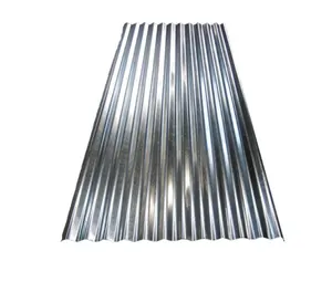 4x8 GI Wellblech aus verzinktem Stahl Metall Preis 0,15mm 0,18mm 0,22mm dickes Dach blech aus verzinktem Stahl