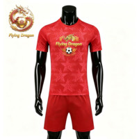 Ensemble d'uniformes de football personnalisés pour hommes, maillots d'entraînement et de match respirants à manches courtes, coopération OEM bienvenue