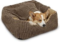 Lit pour chien chaud, lavable et doux avec couverture, canapé-lit pour animaux de compagnie pour chiens et chats de petite, moyenne et grande taille, pour toutes les saisons