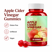 Gummies OEM au Vinaigre de Cidre de Pomme 60 Unités ACV pour Gestion du Poids Métabolisme et Bien-être Digestif