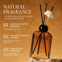 Diffuseur d'ambiance carré 200 ml avec bâtonnets noirs et capuchon floral, huile parfumée colorée pour aromathérapie