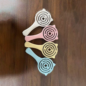 Peigne à coussin d'air 2-en-1 A255, série trois cercles, avec miroir, pour usage domestique, idéal pour les élèves du primaire, échantillon gratuit personnalisé - Product Image 3
