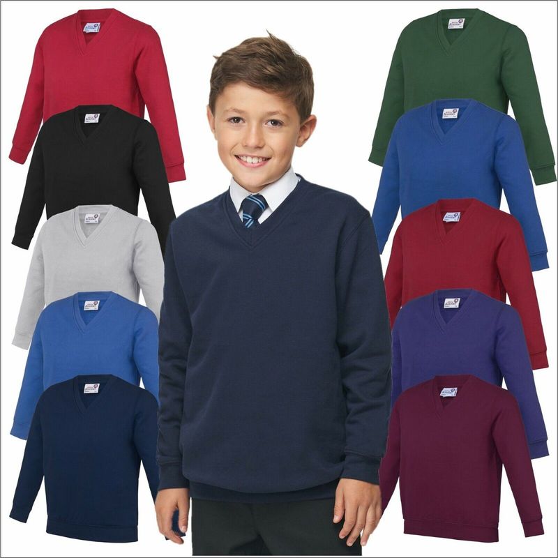 Knitted Sweater School Uniforms Kids Academy