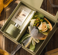 Saint Valentin Cadeau Fleurs Aromathérapie avec Main Cadeau Demoiselles D'honneur Boîte Cadeau De Mariage