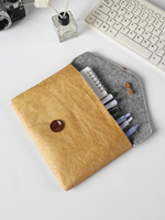 Sac à documents et reçus en papier Tyvek léger, imperméable, grand format, avec logo personnalisé BESTELLA