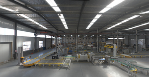 Emballage rétractable en <span class=keywords><strong>film</strong></span> PE en fin de ligne et palettiseur robotisé pour système d'emballage et d'emballage de barres de carburant - Product Image 4