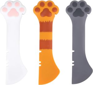Juego de Cucharas <span class=keywords><strong>para</strong></span> <span class=keywords><strong>Comida</strong></span> de Perro con Diseño de Pata, de Goma Antideslizante, Fácil de Limpiar, <span class=keywords><strong>para</strong></span> Comederos de Mascotas - Product Image 1