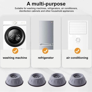 Nouvelles patins anti-vibration pour machine à laver, pieds en caoutchouc, tapis anti-bruit universel pour meubles - Product Image 4
