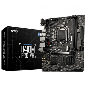 MSI H410M Placa base para juegos usada con chipset <span class=keywords><strong>Intel</strong></span> H410 Compatible con procesadores de la serie <span class=keywords><strong>Intel</strong></span> Core de 10. ª generación Tarjeta de <span class=keywords><strong>video</strong></span> - Product Image 1