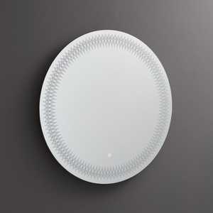 Specchio decorativo rotondo da 80 cm con LED integrato - Product Image 2