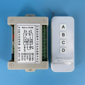 รีโมทอุตสาหกรรม 12V 24V ตัวรับสัญญาณรีโมทคอนโทรล สวิตช์รีโมทคอนโทรล 4 ช่อง ตัวรับสัญญาณ 4 ปุ่ม - Product Image 5