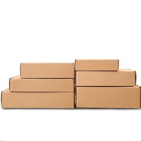 Boîtes d'expédition personnalisées avec logo pour emballages cadeaux, cartons pour brownies, boîtes d'expédition pour vêtements et boîtes en carton kraft durable