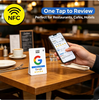 Tarjeta NFC Personalizada de 13.56MHz, Compatible con NTAG213, Tarjeta Inteligente de PVC con Logotipo, OEM, ODM, Venta al Por Mayor para Membresía y Reseñas de Google