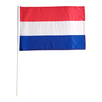 Drapeau national personnalisé à agiter à la main, en polyester, multi-tailles, mini drapeau national imprimé, petit drapeau à tenir à la main