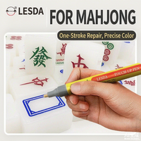 Stylo de retouche pour la rénovation des tuiles de Mahjong, marqueur de réparation automatique haute brillance pour coloration spéciale, vente en gros