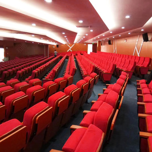 เก้าอี้หอประชุมมานวาเอ็กซ์โป รุ่น HB603 สีแดงบีช พร้อมที่วางแขน สำหรับโรงเรียน โรงพยาบาล และที่นั่งชมการแสดง - Product Image 4