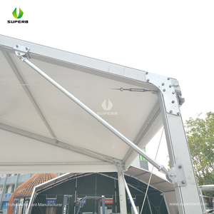 Tente d'événement 1000 places résistante au soleil avec couverture supérieure 850G/SQM et parois latérales 650G/SQM, structure en aluminium ignifuge et résistante à l'<span class=keywords><strong>eau</strong></span> - Product Image 5