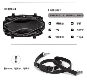 Fashion Genuine Leather Handbags for Women Designer Satchel Purses Top Handle Tote <b>Work</b> Shoulder <b>Bags</b> Women's Handbag - Product Image 2