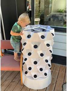 อุปกรณ์ไฮโดรโปนิกส์ทางการเกษตรแบบใหม่ ระบบปลูกผักแบบแอโรโปนิกส์ หอปลูกผักแนวตั้ง/ไฮโดรโปนิกส์แนวตั้ง - Product Image 6