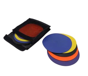 Discos Marcadores Deportivos Redondos Planos para Fitness y Salud, Antideslizantes, Juego de 10 Marcadores para Pista y Campo - Product Image 2
