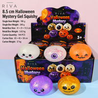 Jouets anti-stress à presser en maltose, en forme de citrouille d'Halloween, amusants, à rebond lent, cadeau de fête