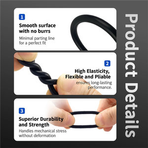 Joint torique en caoutchouc latex de qualité supérieure, personnalisé, VMQ/<span class=keywords><strong>Nitrile</strong></span>/Butyl/HNBR, qualité alimentaire, prix compétitif - Product Image 5