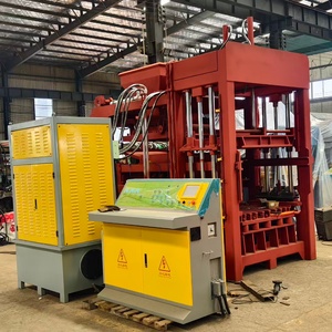 Línea de Producción de Ladrillos Totalmente Automática de Gran Capacidad, Máquina para Fabricar Bloques de Hormigón con Sistema Hidráulico Completamente Automático - Product Image 4