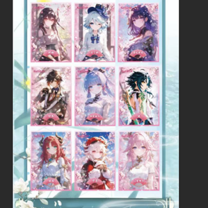 DL <span class=keywords><strong>Genshin</strong></span> Impact Shikishi Board, Tablero de Arte Anime, Decoración de Pared, Raiden Shogun, Zhongli, Furina, Póster Coleccionable, Tarjeta, Regalo de Navidad para Fans - Product Image 6