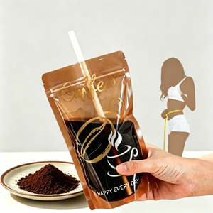 <span class=keywords><strong>กาแฟ</strong></span>ดำอาราบิก้าผสมอบเชยและขมิ้นธรรมชาติแบบผงสำเร็จรูป บรรจุภัณฑ์พกพา <span class=keywords><strong>ชง</strong></span>ได้ทั้งร้อนและเย็น ใช้คู่กับนมได้ - Product Image 1