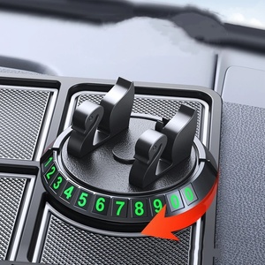 Soporte Adhesivo para Teléfono con Rotación de 360 Grados, Soporte Estable de Plástico para Teléfono de Coche, Protección de Privacidad, Número de Estacionamiento Temporal - Product Image 3