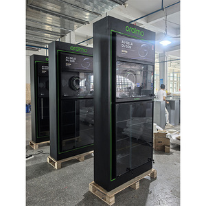 Tùy chỉnh OEM cửa hàng bán lẻ kim loại LED Light <span class=keywords><strong>Box</strong></span> xách tay 3C sản phẩm kỹ thuật số kệ trưng bày phong cách hiện đại có thể gập lại thiết kế - Product Image 4