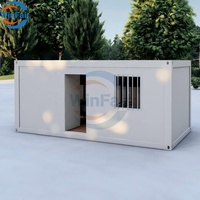 Maison conteneur pliable économique WinFair Tunisie 1 chambre 20 pieds avec toilettes et douche pour dortoir, bureau, camp