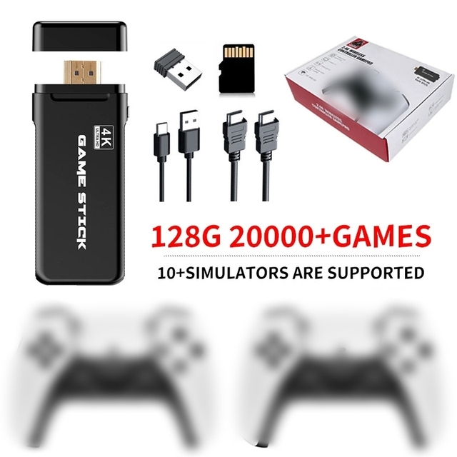 M8PRO Game Console, HDMI Home TV Game Console, Wireless Controller, Two-player Arcade, High-definition Retro Game Console