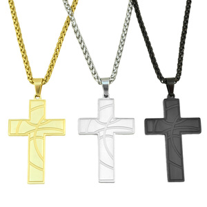 2026 New Exquisite Multiple Models <b>Titanium</b> Steel Cross Pendant Necklace Fashion Unisex's Necklaces Wholesale Jewelry Trendy - Product Image 6