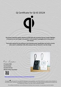 แบตเตอรี่สำรองแบบกึ่งโซลิดสเตต Qi 2.2 25W ความจุ 10000mAh แบบแม่เหล็<span class=keywords><strong>ก</strong></span>พกพา พร้อมสาย USB-C ชาร์จเร็<span class=keywords><strong>ว</strong></span>แบบไร้สาย แท่น<span class=keywords><strong>ว</strong></span>างโลหะ - Product Image 2