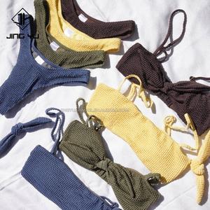 Traje de Baño Personalizado con Logotipo, Tejido Reciclado, Bikini de Spandex, Nailon, Poliéster, Traje de Baño Personalizado - Product Image 1