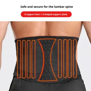 เข็มขัดพยุงเอวสำหรับออกกำลังกายแบบนีโอพรีนสำหรับ<span class=keywords><strong>ผู้ชาย</strong></span> ป้องกันการบิดตัว รองรับแรงกดท้อง สำหรับยกน้ำหนักและสควอท - Product Image 2