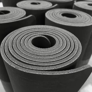 厂家价格玉石5毫米厚71英寸黑色木炭100% 天然橡胶瑜伽垫